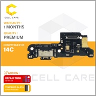 Charging Board Port Flex Cable Ribbon For Redmi 14C