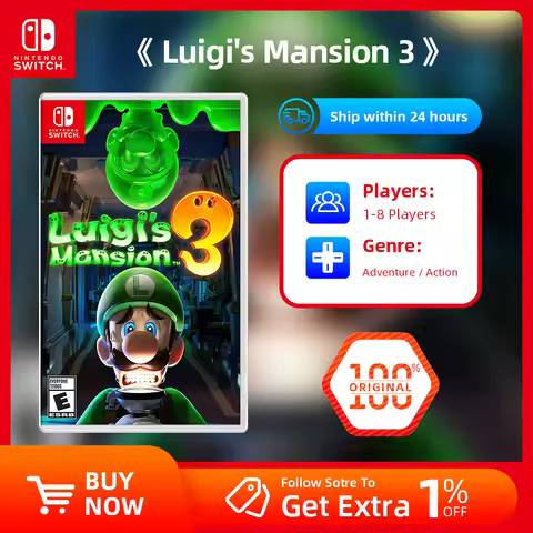 Nintendo Switch Game Deals Luigi Mansion 3 Stander Edition - games Cartridge Physical Card Luigi’s M
