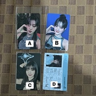 Photocard (PC) Official Minnie (G) I-DLE GIDLE ID Card I feel