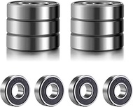 10 PCS R6-2RS Double Rubber Seal Bearings 3/8" x 7/8" x 9/32" Deep Groove Bearing Micro Bearing for