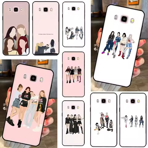 Korean Fashion Girl Kpop Band Case For Samsung Galaxy A3 A5 2017 J1 J3 J5 J7 2016 A6 A8 Plus A7 A9 J