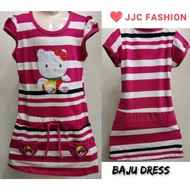 (4-8year)Baju Budak Perempuan Dress 5 Corak 2 Colour Baju Budak Perempuan Dress dress baby girl