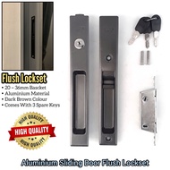 Heavy Duty Aluminum Sliding Door Slidiing Window Flush Lockset Furniture Hardware Accessories