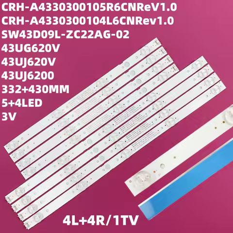 LED Backlight TV Strip 43UJ620V 43UJ6200 43UJ630V 43UJ620 43UJ630 43UG620V 43UJ631V 43UJ634V 43UJ639