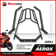 Yamaha Aerox v1 Top box bracket / Laser Cut / heavy duty / Aerox v1 accessories / powder coated rack