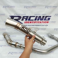 Kou Mahachai super open Spec pipe 51mm for Tmx 125 155 Rusi tc 125 155 Bajaj ct 100 125 Sniper135 Sniper150 Raider 150 carb /fi Euro 125 150 Pinoy 125 150 Canister pipe big elbow AHM Redleo Aun Charama Nueng Navin Nlk Daeng sai4