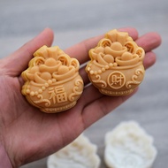 50g Fucai Cornucopia Pastry Mold Pineapple Cake Mung Bean Cake Mooncake Steamed Bun Rice Kueh Soap C