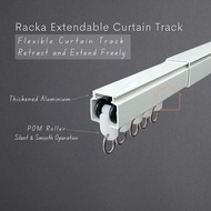 Jurudecor Racka Extendable Curtain Track | Adjustable Track | Curtain Rail | Flexible Curtain Track