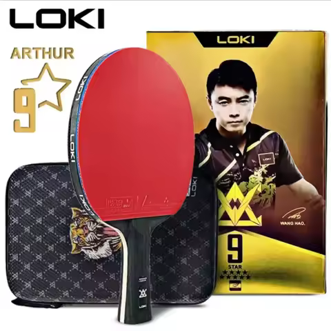 LOKI 9 Star Table Tennis Racket Professional 5+2 Carbon 6/7/8/9 Star Ping Pong Paddle Ultra Offensiv