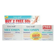 Live Well Mecomin (Mecobalamin 500mcg) 2x90's FOC 60's