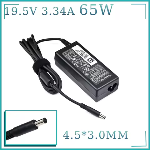 19.5V 3.34A 65W 4.5*3.0mm Laptop Charger Adapter For Dell Inspiron 15 3551 3552 3558 5551 5552 5555 