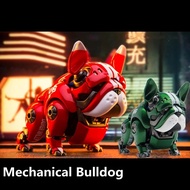 Transformation Mechanical Bulldog New Red Green Robot Dog Anime Figure Model Dolls Action Figures Collection Adults Children Toy