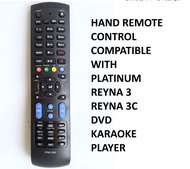Platinum Hand Remote Control PTRC-7000 Compatible with Platinum Reyna 3 and Platinum Reyna 3C DVD Ka