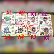 Mainan Kreativitas Anak Dompet Tempel Payet Stiker dan Lem Tersedia 8
