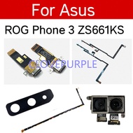 Power Volume Mainboard Flex Cable For ASUS Rog Phone 3 III ZS661KS ZS661KL Rear Back Camera Glass Le