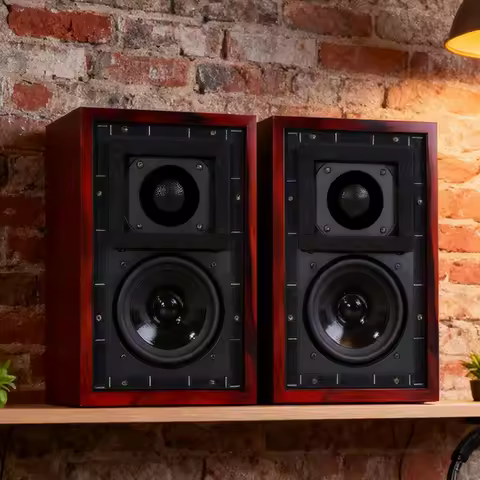 15W Bookshelf Speaker LS3/5A 8ohm Loud Speakers 86dB/mW Sound Box 2-Way Monitor Speakers 75Hz-20KHz 