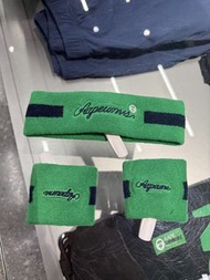 AAPE 綠色運動頭帶+護腕套裝
