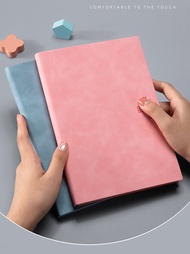 Waterproof Leather Surface Not Easy To Drop Pages Bind Firmly Smooth And Non-inking Gridbook Hand-painted Checkerboard Thickened Grid Book
