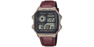 Brand New Casio Digital World Time Mens Watch AE-1200WHL-5AVEF