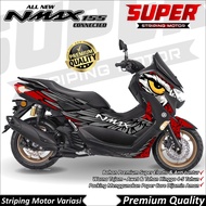New Nmax Sticker 2020 - 2022 Anti Fade Cool New Nmax Striping 2020 - 2022 Yamaha Nmax New Striping 2