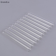 [GrandLa] 10pcs/lot Transparent Pyrex Glass Blowing Tubes  Long Thick Wall Test Tube PH