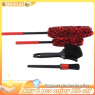 Wheel Brush Kit Wheel Cleaning Brush for Cleaning Wheel and Tire, Soft Wheel Cleaning Brush, Detaili