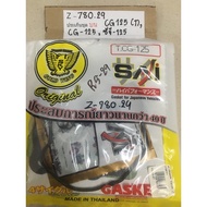 Z-780.29 Upper Gasket Set CG125(T) CG-125 CG-125 Z-780.29 CG125(T) CG-125 CG-125 Z-780.29 CG