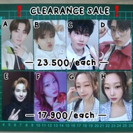 Clearance PHOTOCARD PC SUNGHOON ENHYPEN, HARUTO JUNKYU TREASURE, JUNGWOO NCT, CHAERYEONG ITZY, GISELLE AESPA