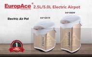 EuropAce 2.5L/5.0L Electric Airpot EAP5251W  EAP 5251W | EAP5502W  EAP 5502W [One Year Warranty]