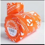 Thermal Cashier Receipt Paper 57x40 mm FORTE Thermal Paper Roll (10 Rolls)