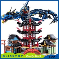 ANGGRAEINI 810Pcs Ninjago Block Toys Set Ninj Dragon Temple 3D Puzzle Blocks Educational Toys Gifts 