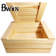 (Crate)Pine Wood Crate Decoration A020