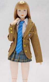 CUTIES JAPAN JK HIGH SCHOOL UNIFORM DRESS  OUTFIT SET 1/6 27 CM ACTION DOLL 日本女子高中生校服套裝  AZONE OBITS