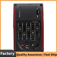 5-Band Tone Controls EQ Equalizer Tuner PS-500 5-Band Acoustic Guitar EQ Preamp Equalizer Pickup Aco