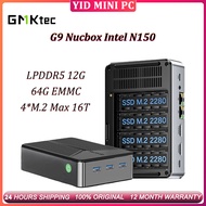GMKtec G9 Nucbox Intel Twin Lake N150 MINI PC LPDDR5 4800MT/s 4*M.2 2280 Dual 2.5G Lan Office Comput