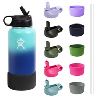 Wide Mouth Straw Lid Cap and Boot set for Hydro Flask Silicone Boot Replacement Straw Lid for Aquafl