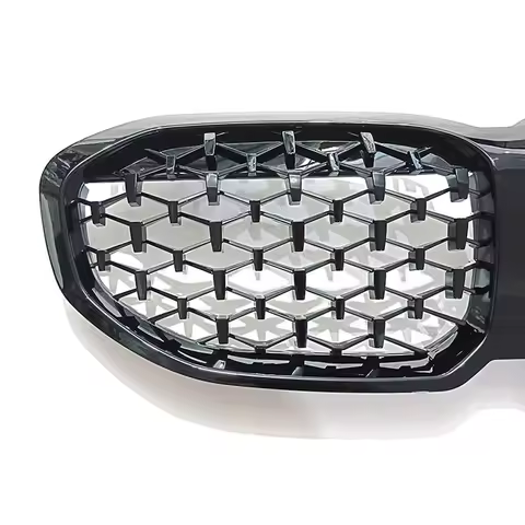 Upper Bumper Hood Mesh Grid Front Kidney Grille Racing Grill For 2019-2023 BMW 1 Series F40 116i 118