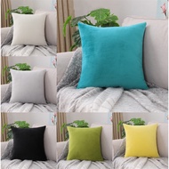 Custom size 30x50 40x40 45x45 50x50 60x60 65x65 70x70 cm Colorful Plain Soft Plush Cushion Cover Squ