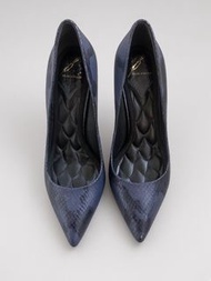 Brian Atwood 蛇紋尖頭高跟鞋 37.5 真皮 二手