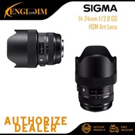 Sigma 14-24mm f/2.8 DG HSM Art Lens for Nikon (SIGMA MALAYSIA 2 YEARS WARRANTY)