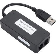 RJ11 Port USB 56K External Data Modem, Caller ID Support, Anti Thunder, Computer Laptop Fax Modem fo