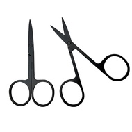 2pcs New Nose Scissors Round Tip Nose Scissors Nose Hair Cutting Facial Hair Man Small Scissors