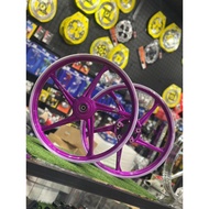 AJI RACING WHEELS STRIKE SPORTRIM Y15 Y16 ( 4 SCREW DEPAN ) Y125Z Y125ZR LC 5S V8 FI | SPORT RIM VIO