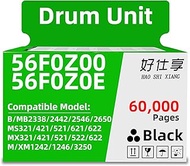 56F0Z00 Imaging Unit Drum Compatible for 56F0Z00 56F0ZA0 56F0Z0G Use for MS/MX321/421/521/622/MX522/
