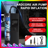 Electric Tire Inflator 3000mAh Battery Electric Car Air Pump Digital Pressure Gauge Fits Car Motorcy