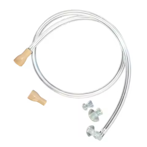 Alsilence Listening Test Stethoscope Plastic Hearing Aid Listen Tube Single Head for Hearing Aid Tes