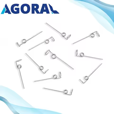 10Pcs/Pack Dental Orthodontic Rotating Spring Wire Upright Clockwise Counterclockwise Springs CW/CCW