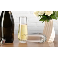 Stemless Champagne Flutes 8 oz, Cocktail Glasses, Champagne Glasses