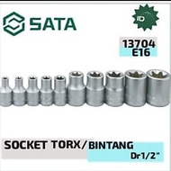 Socket Wrench BINTANG 13704 1/2" Dr. Torx Socket E16 SATA TOOLS