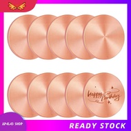 [ap4l43.] Copper Round Disc Blanks(10pcs), 40mm for DIY Crafts Engraving Stamping Plates, Rose Gold 